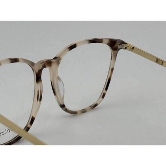 TOPLOOK - Hlaire 54-17-140  A4 Cream & Brown Tortoise Oversized Glasses Frames - Picture 7 of 7